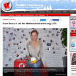 Spendenübergabe an Radio Hamburg 2015
