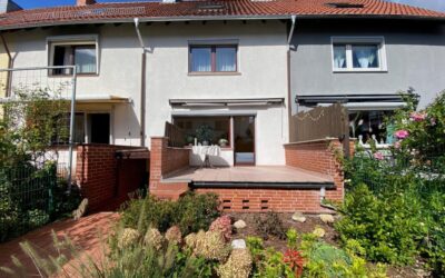 ÖFFENTLICHE BESICHTIGUNG 26.04.2026 15 – 16 UHR GEMÜTLICHES REIHENMITTELHAUS IN GROSSBURGWEDEL